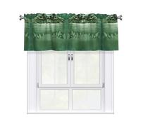 WHJDPP Gator Lurking Green Prints Charming Kitchen Window Cover - 54x18 Inch Peach Skin Valance with Decorative Print