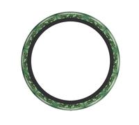 WHJDPP Gator Lurking Green Prints Steering Wheel Cover - Durable Neoprene Auto Throw for Better Grip & Protection, Universal Fit for Cars, Trucks, SUVs & ATVs, Easy Installation & Washable