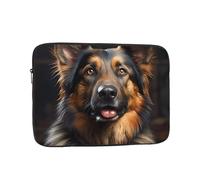 WHJDPP German Shepherd Prints Shockproof Portable Laptop Sleeve Bag 12 inch for Men and Women Business Travel, Office Daily Use
