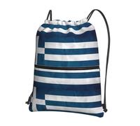 WHJDPP gr lag Prints Drawstring Backpack - Lightweight Water-Resistant Sport Bag with Zipper Pocket - Gym, Travel, Yoga & Hiking