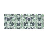 WHJDPP Green Tropical Leaves Prints Extended Mouse Pad 12x31.5in