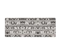 WHJDPP Grey Tribal Prints Extended Mouse Pad 12x31.5in