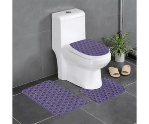 WHJDPP HJFCZH Haunted Mansion Prints 3 Piece Bathroom Rugs Set 24x16in - Plush Throw Mats for Spa-Like Comfort & Easy Cleaning