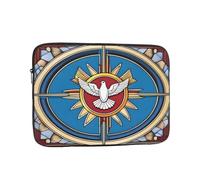 WHJDPP holy Spirit Christia Pattern Portable Laptop Sleeve Case 13 inch for Shockproof Protection and Lightweight Travel