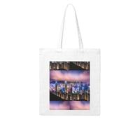 WHJDPP Hong Kong Picture Woman Canvas Tote Bag Strong and durable for traveling, shopping, Daily One Size