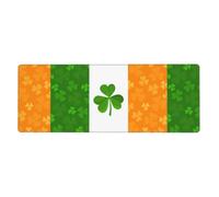 WHJDPP irish flag Prints Extended Mouse Pad 12x31.5in