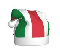 WHJDPP Italian flag Picture Christmas Hat for Adult for Christmas, Halloween, New Year, sales, promotions
