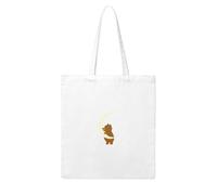 WHJDPP Little brown bear hugging the moon Picture Woman Canvas Tote Bag Strong and durable for traveling, shopping, Daily One Size
