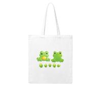 WHJDPP Little Frog Gummy Candy Picture Woman Canvas Tote Bag Strong and durable for traveling, shopping, Daily One Size