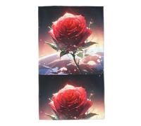 WHJDPP Lonely Rose on The Planet Picture Towel Towels 27.5x16in Skin-Friendly Absorbent Fluffy and Soft for Bathroom, Beach, Outdoors