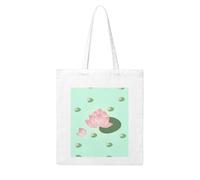 WHJDPP Lotus flowers waiting to bloom Printing Woman Canvas Tote Bag Strong and durable for traveling, shopping, Daily One Size