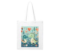 WHJDPP Lovely Little Dinosaur Baby Picture Woman Canvas Tote Bag Strong and durable for traveling, shopping, Daily One Size