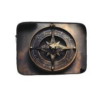 WHJDPP Magical Design Norse Runes Compass Prints Shockproof Portable Laptop Sleeve Bag 17 inch for Men and Women Business Travel, Office Daily Use