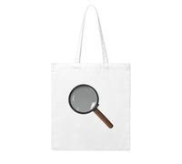WHJDPP Magnifying glass for detecting things Picture Woman Canvas Tote Bag Strong and durable for traveling, shopping, Daily One Size