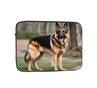 WHJDPP Maple German Shepherd Dog Prints Shockproof Portable Laptop Sleeve Bag 10 inch for Men and Women Business Travel, Office Daily Use