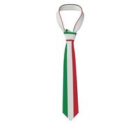 WHJDPP Men's Necktie Tie italy flag Picture Soft and Comfortable, Non-Deforming, Fade-Resistant, Flat and Crisp
