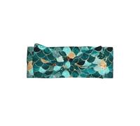 WHJDPP Mermaid fish scale print Prints Baby Bow Headband - Soft & Stretchy Newborn Accessory for Photo Shoots & Baby Showers