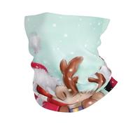WHJDPP Merry Christmas Prints Multi-Functional Sport Headwear - Seamless Neck Gaiter for Hiking, Cycling & Beach Fun - Soft, Breathable, Quick-Dry Tube Scarf