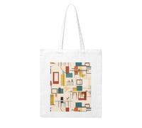 WHJDPP Mid Century Modern Picture Woman Canvas Tote Bag Strong and durable for traveling, shopping, Daily One Size