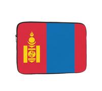 WHJDPP Mongolian Flag Prints Shockproof Portable Laptop Sleeve Bag 17 inch for Men and Women Business Travel, Office Daily Use