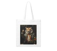 WHJDPP Mr. Dancing Tiger Picture Woman Canvas Tote Bag Strong and durable for traveling, shopping, Daily One Size