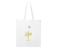 WHJDPP Noble golden-winged ostrich Picture Woman Canvas Tote Bag Strong and durable for traveling, shopping, Daily One Size