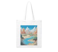 WHJDPP oasis in the desert Picture Woman Canvas Tote Bag Strong and durable for traveling, shopping, Daily One Size