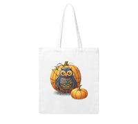 WHJDPP Owl Spider Web Pumpkin Picture Woman Canvas Tote Bag Strong and durable for traveling, shopping, Daily One Size