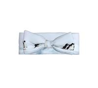 WHJDPP Penguins on the Iceberg Prints Baby Bow Headband - Soft & Stretchy Newborn Accessory for Photo Shoots & Baby Showers