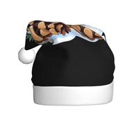 WHJDPP Pine cones in the snow Picture Christmas Hat for Adult for Christmas, Halloween, New Year, sales, promotions