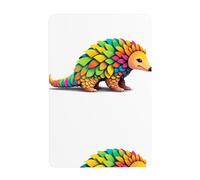 WHJDPP Rainbow pangolin Picture Tin decorative painting 8x12in Made of tinplate, wear-resistant and durable