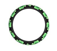WHJDPP Raindrops On Clover Prints Quality Wheel Skin - Durable Neoprene Grip for Cars, Trucks & SUVs