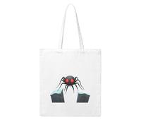 WHJDPP Red eyed spider on cemetery Picture Woman Canvas Tote Bag Strong and durable for traveling, shopping, Daily One Size