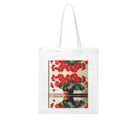 WHJDPP Red geraniums Picture Woman Canvas Tote Bag Strong and durable for traveling, shopping, Daily One Size
