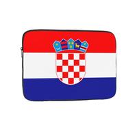 WHJDPP Republic of Croatia Flag Prints Shockproof Portable Laptop Sleeve Bag 15 inch for Men and Women Business Travel, Office Daily Use