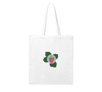 WHJDPP Small strawberry on morning glory Picture Woman Canvas Tote Bag Strong and durable for traveling, shopping, Daily One Size