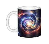 WHJDPP Space Spiral Cosmic Energy Picture mug ceramic Mugs for cappuccino, latte, cereal, yogurt, milk, hot or cold drinks Micro-wave oven