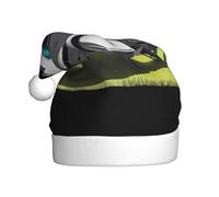 WHJDPP Spaceship on the prairie Picture Christmas Hat for Adult for Christmas, Halloween, New Year, sales, promotions