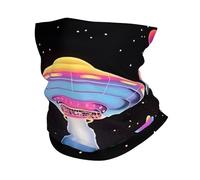 WHJDPP spaceship Prints Multi-Functional Sport Headwear - Seamless Neck Gaiter for Hiking, Cycling & Beach Fun - Soft, Breathable, Quick-Dry Tube Scarf