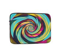 WHJDPP Spiral Optical Illusion GIF Pattern Portable Laptop Sleeve Case 17 inch for Shockproof Protection and Lightweight Travel