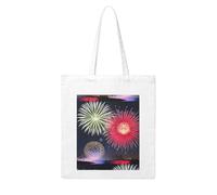 WHJDPP Splendid fireworks Picture Woman Canvas Tote Bag Strong and durable for traveling, shopping, Daily One Size