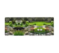 WHJDPP Spring Green Grass Prints Extended Mouse Pad 12x31.5in
