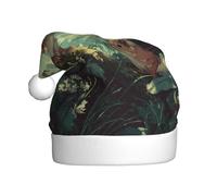 WHJDPP Squirrels in the Forest Prints Christmas Hat Durable for Adult for Halloween, Christmas, New Year
