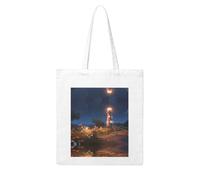 WHJDPP Starfish Lighthouse Beach Picture Woman Canvas Tote Bag Strong and durable for traveling, shopping, Daily One Size