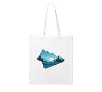WHJDPP Sunset on the glass shards Picture Woman Canvas Tote Bag Strong and durable for traveling, shopping, Daily One Size
