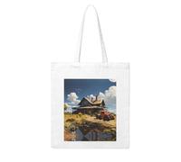 WHJDPP Texas Farm Tractor Picture Woman Canvas Tote Bag Strong and durable for traveling, shopping, Daily One Size