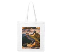 WHJDPP the Great Wall of China Picture Woman Canvas Tote Bag Strong and durable for traveling, shopping, Daily One Size