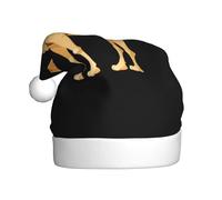 WHJDPP The Happy Camel Printed Christmas Hat for Adult Festive Celebrations as a Gift for Men and Women