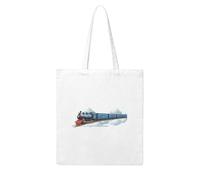 WHJDPP Train passing through the clouds Picture Woman Canvas Tote Bag Strong and durable for traveling, shopping, Daily One Size