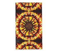 WHJDPP Turning The Flame Printed Towel Towels 27.5x16in Skin-Friendly Absorbent Fluffy and Soft for Bathroom, Beach, Outdoors